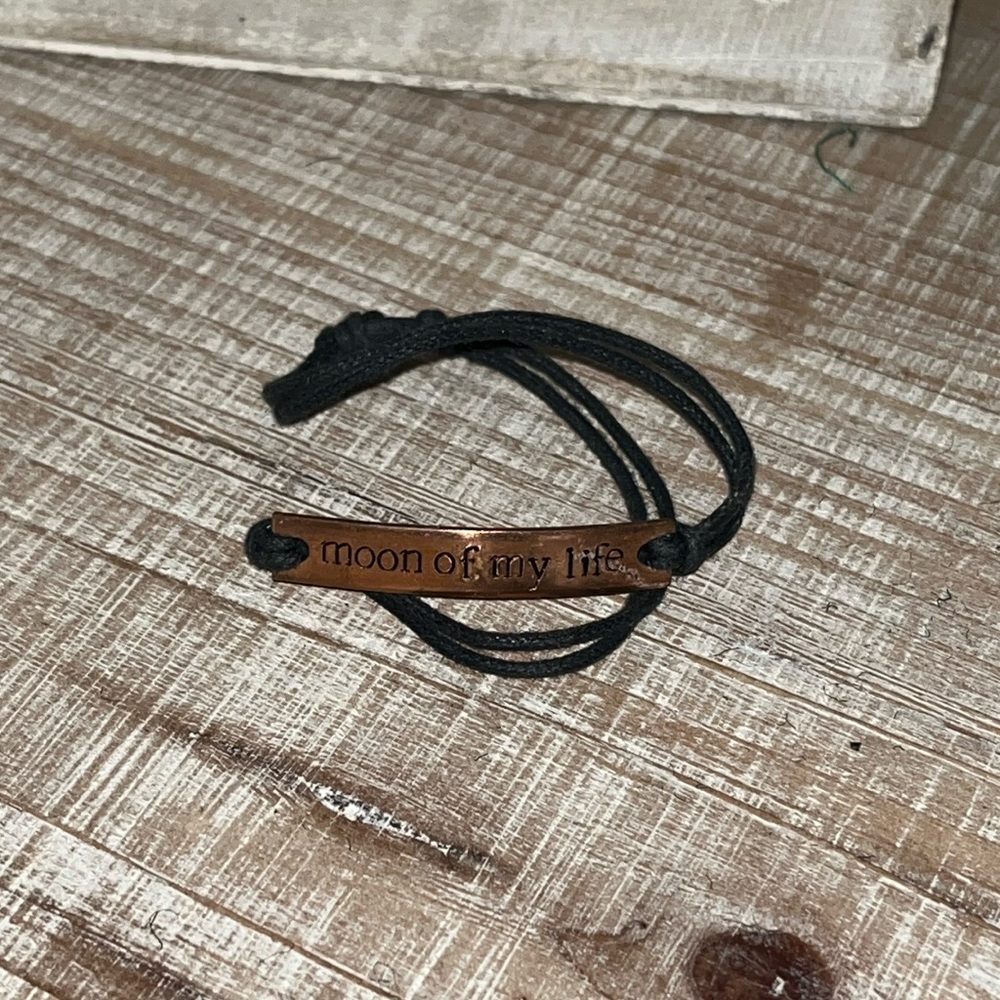 3/$12 Moon of my Life Copper Bracelet